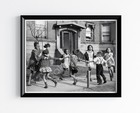 Chicago Black Kids Playing Ring-around-the-rosie C1940s  Vintage Photo Reprint