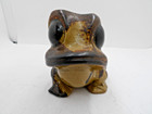 Vintage 1970 Peter John Studio Rustic Pottery Frog Planter