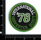 1978 International Harvester Scout Embroidered Patch Black b olive Iron sew-on