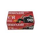 Maxell Ur-90 Normal-bias Cassette Tapes Brand New Box Of 10