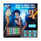 Stage Wash Light 21x15w Led Rgbw Dj Lights For Parties  Dmx Control Sound-act   