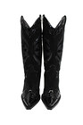Toral Womens Textured Embroidered Pointed Toe Western Boots Black Size Eur 40