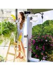 4 Pcs Retractable Pulley Hook Hanging Pull Down Hanger Garden Flower Plant