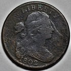 1802 Draped Bust Large Cent - Elephant Trunk Variety - Us 1c Copper Coin