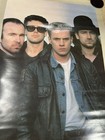 Vintage 1980s U2 Poster Original Anton Corbijn 34x22 Bono Edge Larry Adam