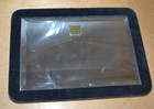 Vintage Sterling Silver Repousse Vanity Hand Beveled Mirror 10 x7  Estate Large