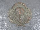 Antique Ornate Cast Brass Head Bust Furniture Mount Spare Part