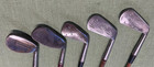 Restored And Playable Vintage Hickory Shaft Golf Set Of 7 Clubs