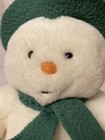 Vintage Eden Toys The Snowman White Stuffed Plush Green Hat   Scarf 8   