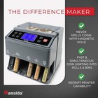 Cassida C300 Professional Usd Coin Counter Wrapper roller  300 Coins min