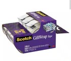 Scotch Gift Wrap Tape  1 4  X 300   - 3m   6 Packs Of 3  18 Rolls 