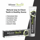 3x Herbodent Activated Bamboo Charcoal Toothpaste 100g Natural Oral Care