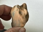 Pottery   Clay Owl Effigy Hooded Water Bottle  Duffy Site  Gallatin Co Illinois