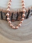 Pure Copper 6mm Ball Chain Bracelet Copper Arthritis Pain Relief Biker Bracelet