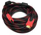 Premium Hdmi 15ft Cable V1 4 Bluray 3d Tv Dvd Ps4 Hdtv Xbox Lcd Led 1080p Red