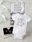 Mudpie - Baby Announcement Gift Set  - New