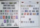 Monaco Stamp Collection On Album Pages