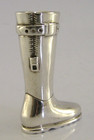 Cast Solid Sterling Silver Hunter Boot Tooth Pick Holder 2002 54g