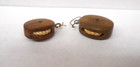 Nautical Sailing Wood Block  Earrings-vintage- From 1968