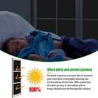 Static Cling Blackout Window Film 100  Uv Blocking Thick Black Tinting Cover Set