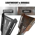 Nicecnc Radiator Roost Guard Mud Guard Cover For Yamaha Yfz450r 2009-2023