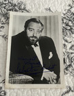 British Character Actor Sebastian Cabot  Signed Vintage 5x7 Photo Family Affair