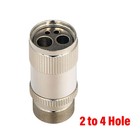 1 5pcs Dental Adapter Changer Connector For High Speed Handpiece 2 To 4 Hole