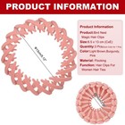 Bird Nest Magic Hair Clip   3 Pack  Light Brown pink burgundy 