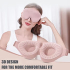 2 1 Pack Travel 3d Eye Mask Sleep Soft Padded Shade Cover Rest Relax Blindfold