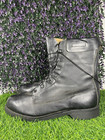 Vintage 1991 Addison Shoe Company Men   s Sz 12d Black Military Combat Boots
