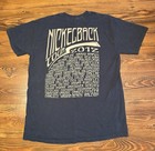 Rare Nickleback 2012 Here And Now Concert Tour T-shirt Adult Size  Medium Black
