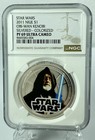 2011 Niue  1 Star Wars Obi-wan Kenobi Silvered silverplated  Ngc Pf69 Uc