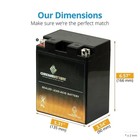 Ytx14ah-bs High Performance Snowmobile Agm Battery Replaces Btx14ah-bs