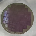 4 Inch Silicon Wafer With Green purple Iridescent Die