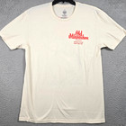 Old Milwaaukee Beer Shirt Mens Large White Fishing Fish Bass Casual Nwt