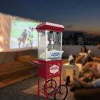 Movie Theater Style Popcorn Machine Maker With 12 Oz Stainless Steel Kettle New