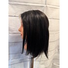 10 Inch Natural Black Human Hair Lave Front Wig