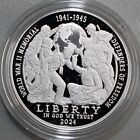 2024 P Greatest Generation Proof Silver Dollar Coin Box And Coa Commemorative  1