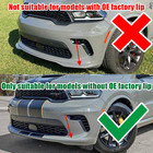Front Lip Splitter Oe Style Gloss Black For Dodge Durango 21-2026 Sxt rt gt srt