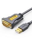 6ft Db9 Male 9 Pin Usb To Serial Adapter Cable  Rs232 To Usb Converter  Data Tra
