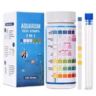 100pcs 7-in-1 Aquarium Test Strips Kit For Freshwater   Saltwater - Ph  No3  No2