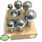 Dapping Doming 6pc Punch Set  32-63mm  extra Large  Punches   Jumbo Metalsmith