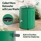 100 Gallon Rain Barrel Water Collector Portable Collapsable Rainwater Collection