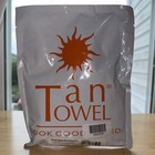Tan Towel Half And Full Body Towelette Kit  New Sealed