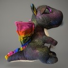 Ty Beanie Boos Anora Black Rainbow Sparkles Dragon 6  Plush Stuffed Toy Mwmt New