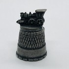 Mid-continent Railroad Souvenir Pewter Thimble W  Train Topper North Freedom  Wi