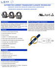 Lem Cab 500-c sp7  Fluxgate Current Sensor For High Power Applications