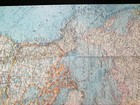 Top Of The World National Geographic Foldout Map Atlas Plate 3 1965 Vintage
