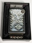 Zippo 2013 Harley Davidson Iron Eagle Black Matte Lighter Sealed In Box R858