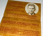 Rare Antique Vintage American New York Chauffeur s Photo Automotive License 1946